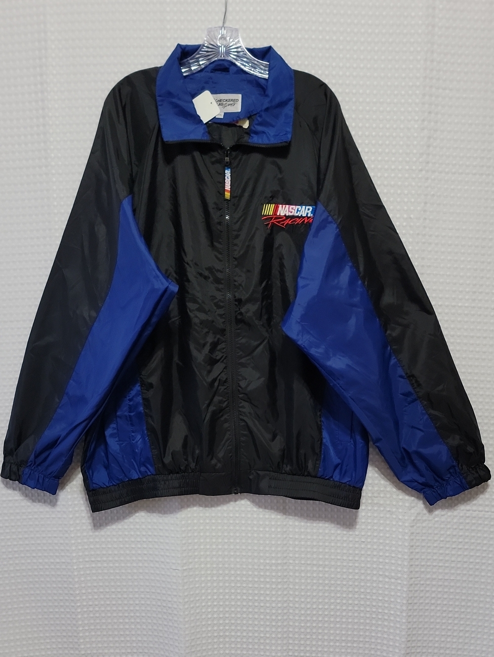 NWT Checkered Flag Sports Men's 2XL NASCAR Nylon Windbreaker